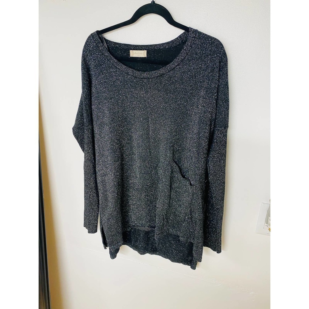 Altar'd State Sparkle Black Sweater